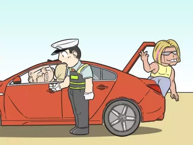 警察在查車的時候會摸一下車屁股，有什么含義嗎？
